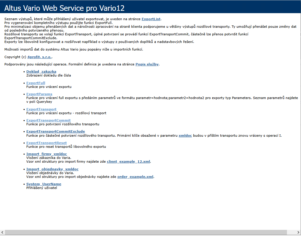 Web Service